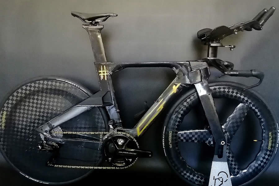 bici da cronometro gara+